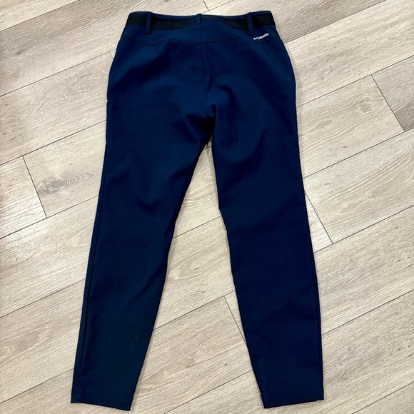 Columbia Navy Blue Stretch Pants Size 12 - Picture 2 of 7